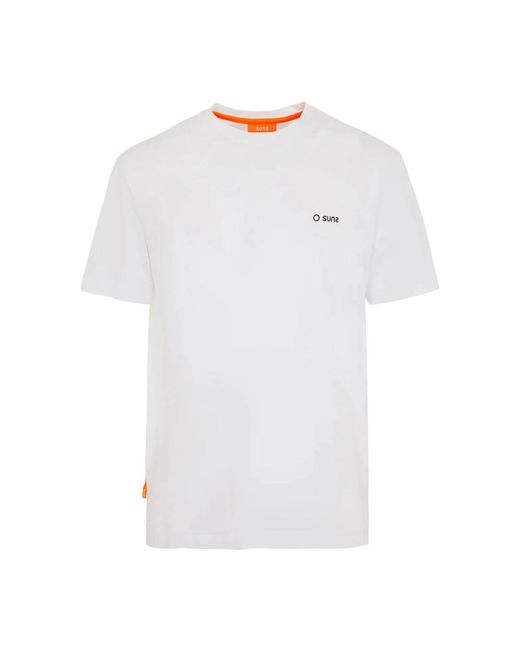 Suns Lässiges baumwollshirt in White für Herren