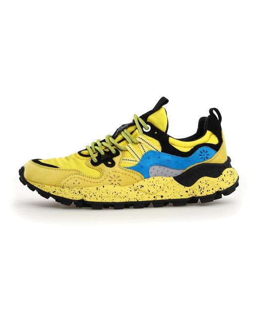 Flower Mountain Sportlicher sneaker mit ripstop-gewebe in Yellow für Herren