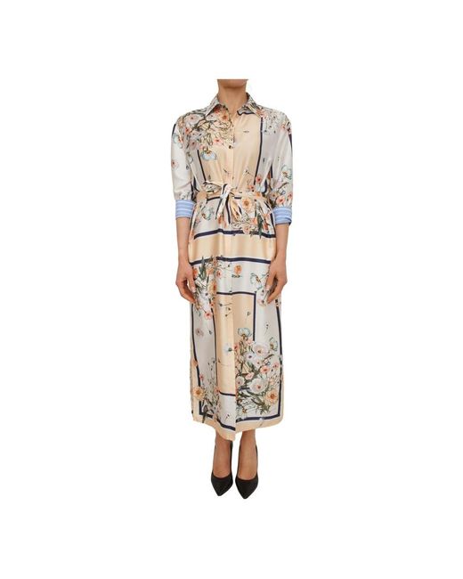 Liu Jo Natural Shirt Dresses