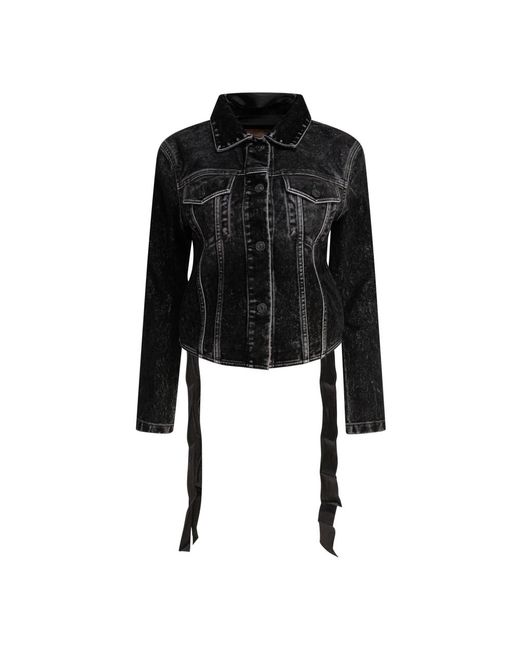 Denim Jackets Balenciaga de color Black