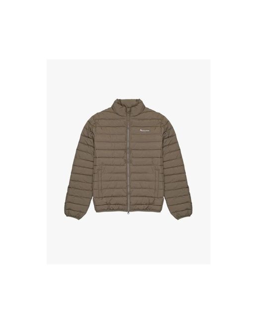 Aquascutum Packable Puffer Jacket in het Brown voor heren