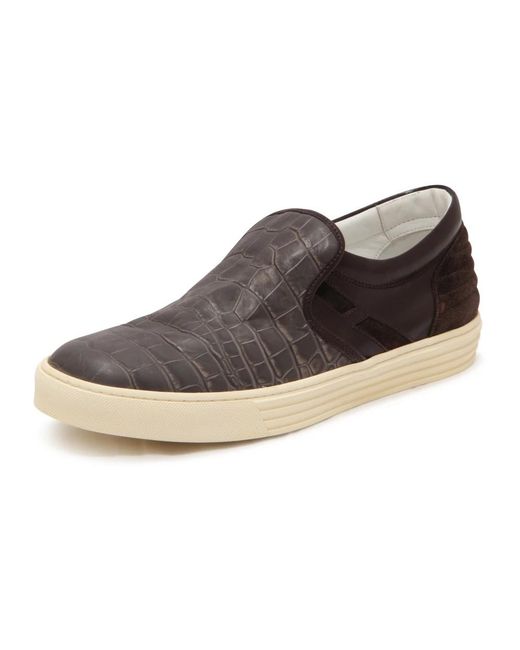 Hogan Brown Loafers for men