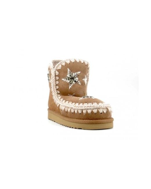 Mou Natural Winter Boots
