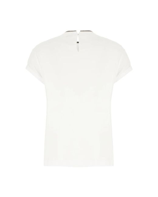 Brunello Cucinelli White T-Shirts