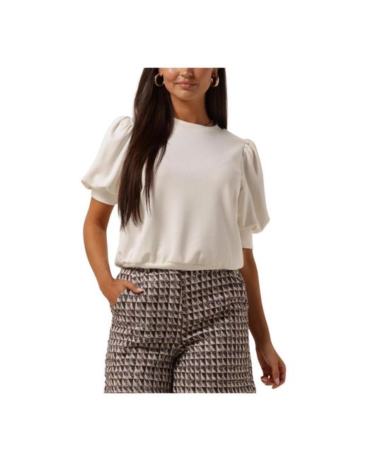 Minus Tops ,Elegant Livana T-Shirt in het Brown