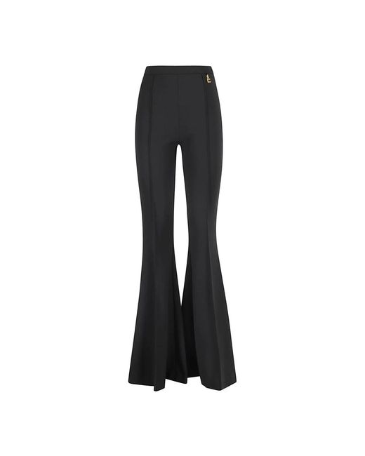 Trousers > wide trousers Elisabetta Franchi en coloris Black