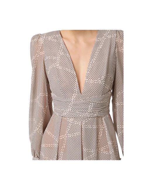 Elisabetta Franchi Gray Stilvolle Kleider Kollektion