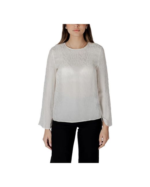 ARMANI EXCHANGE Gray Blouses