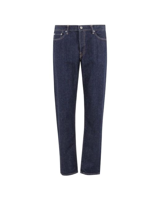 Edwin Jeans ,Blauw ,Katoen Regular Tapered Jeans in het Blue voor heren