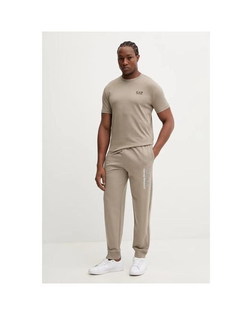 Sweatpants EA7 de hombre de color Natural