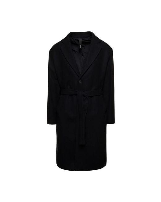 Single-breasted coats di Hevò in Black da Uomo