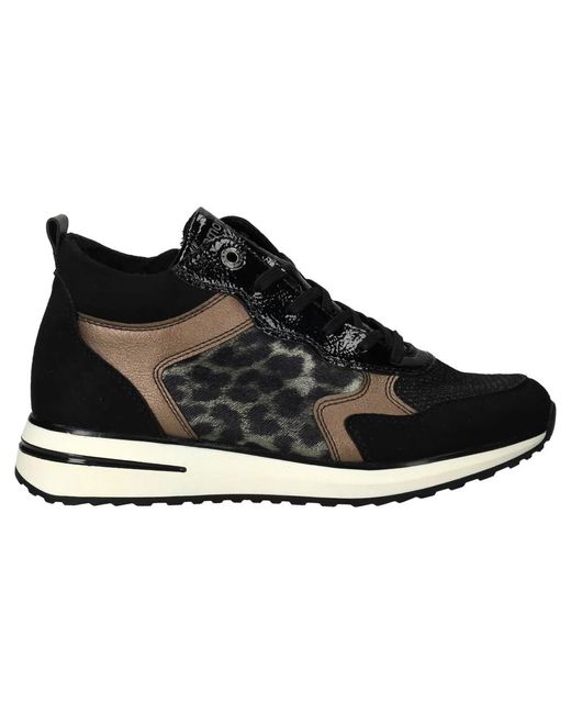 Remonte Black Schwarzer High-Top Sneaker Mit Warmem Futter