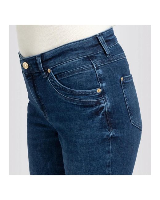 M·a·c Blue Slim leg denim jeans