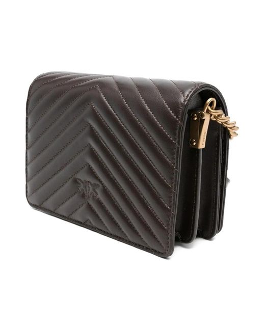 Pinko Metallic Cross Body Bags
