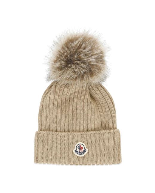 Moncler Beanies in het Natural