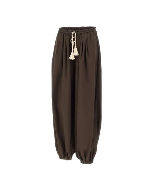 THE GARMENT Brown Wide Trousers