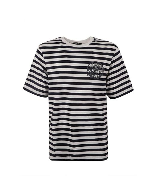 Versace Tops ,Veelkleurig ,T-Shirts in het Black voor heren