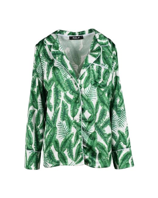 Giulia N Couture Green Shirts