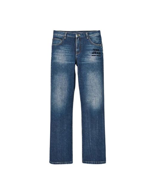 Marc Jacobs Donkerblauwe Logo Jeans Stijlvol in het Blue