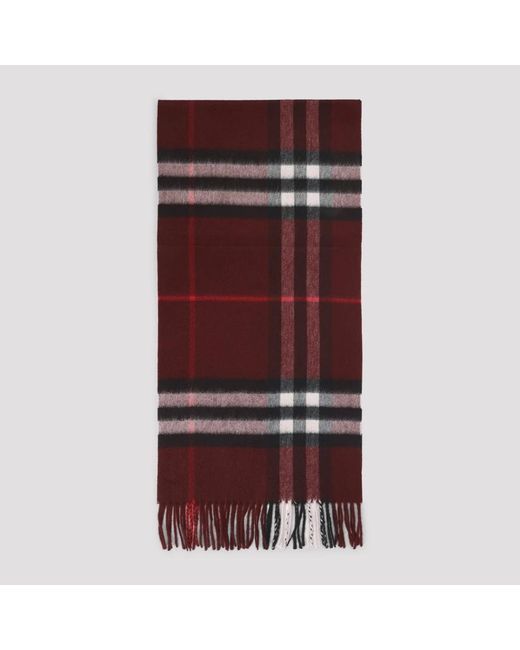 Burberry Red Winter Scarves