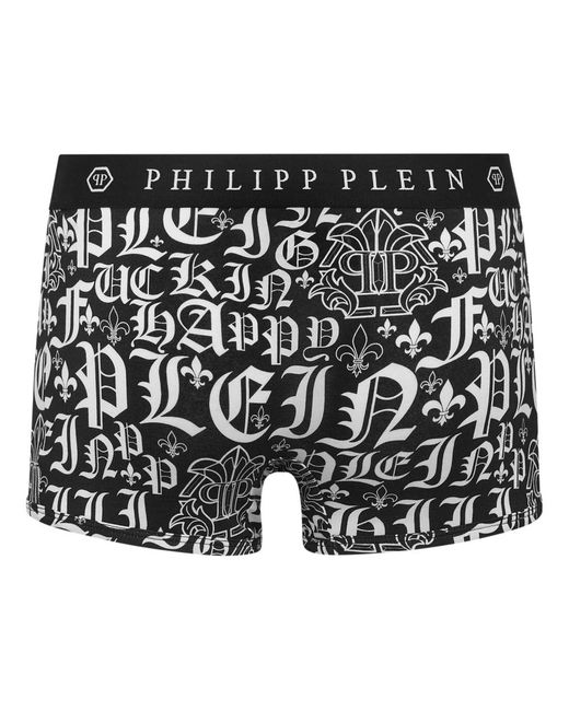Philipp Plein Ondergoed ,Zwart ,Katoen Boxer Ondergoed in het Black voor heren