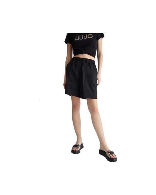 Shorts > casual shorts Liu Jo en coloris Black