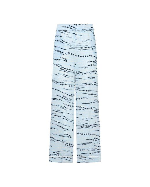 RED Valentino Blue Straight Trousers