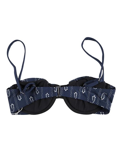 Tory Burch Blue Bikinis