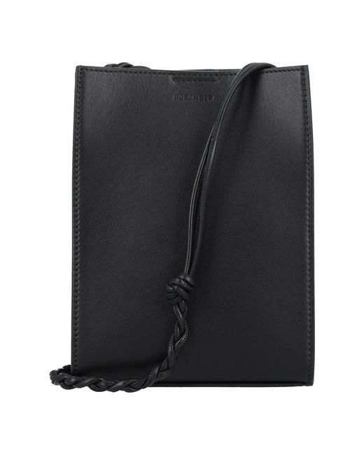 Jil Sander Black Tangle Small Shoulder Bag for men