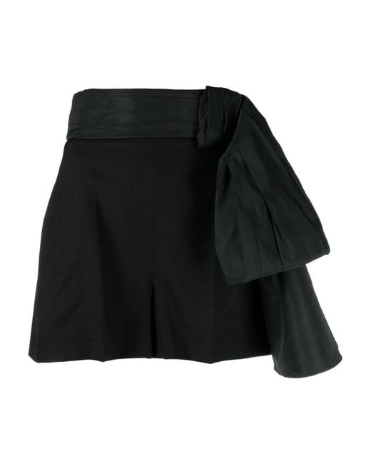 McQueen Black Short Skirts