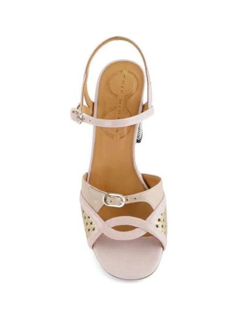 Chie Mihara Metallic High Heel Sandals