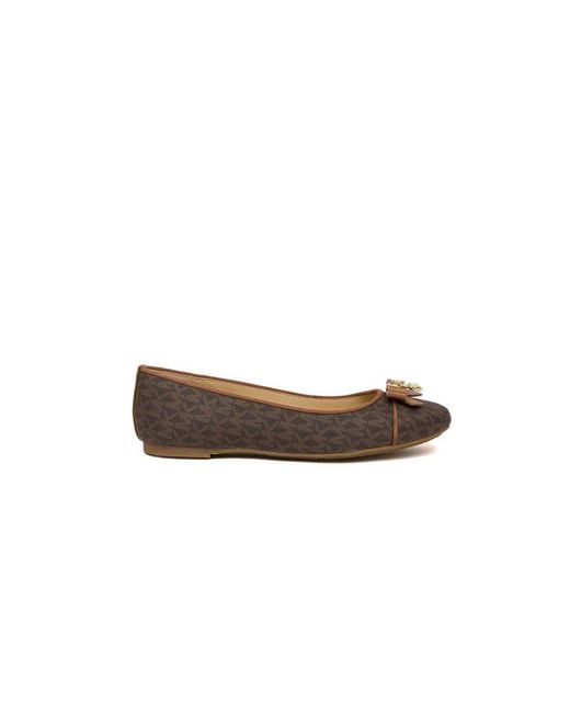 Michael Kors Brown Ballerina Shoes