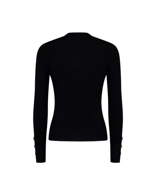 Pinko Black Round-Neck Knitwear