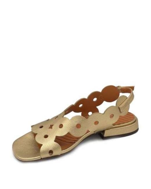 Chie Mihara Brown Flat Sandals