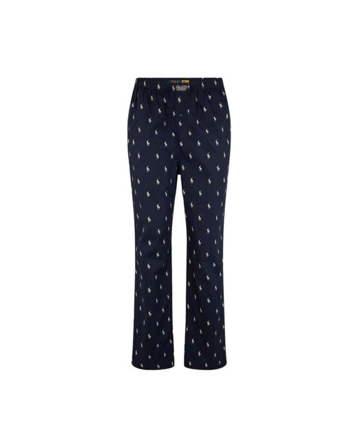 Straight Trousers di Polo Ralph Lauren in Blue da Uomo