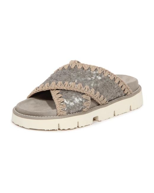 Sliders Mou en coloris Gray