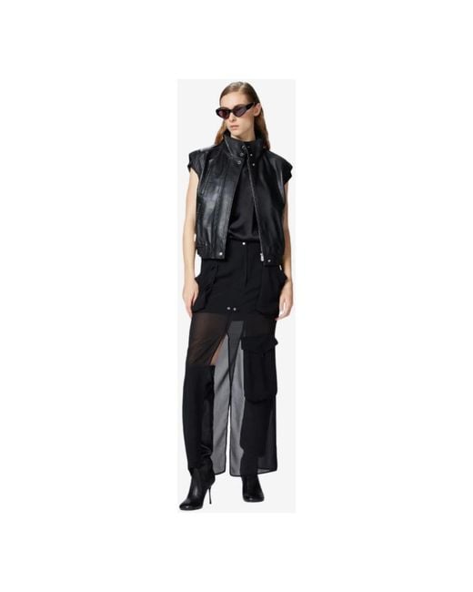 Pinko Black Maxi Skirts