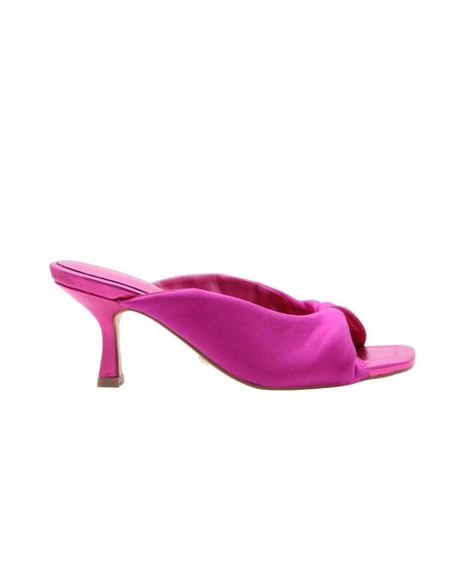 Guess Pink Heeled Mules