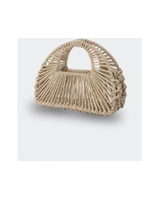 HIBOURAMA Metallic Handbags