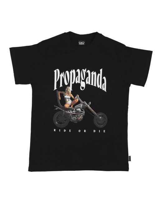 T-Shirts Propaganda de hombre de color Black