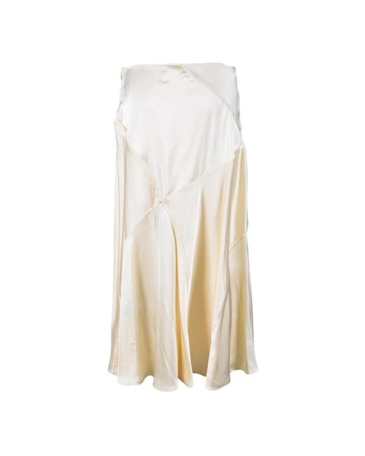 Jil Sander White Maxi Skirts