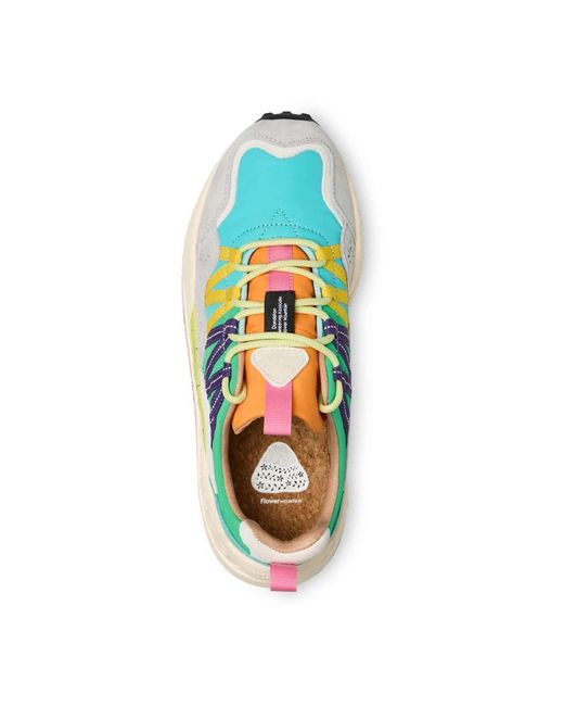 Flower Mountain Blue Sneakers