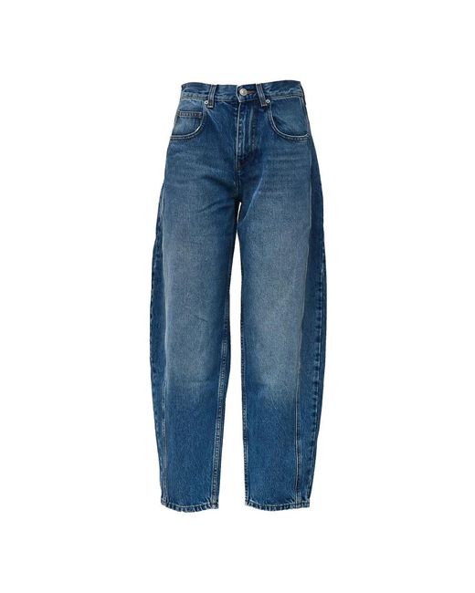 Isabel Marant Blue Loose Fit Jeans
