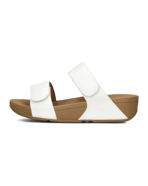 Fitflop White Sliders