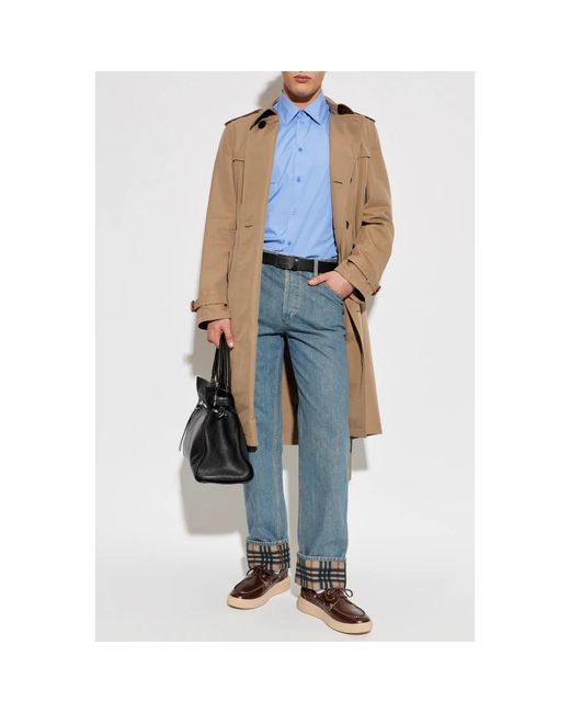 Burberry Natural Trench Coats for men