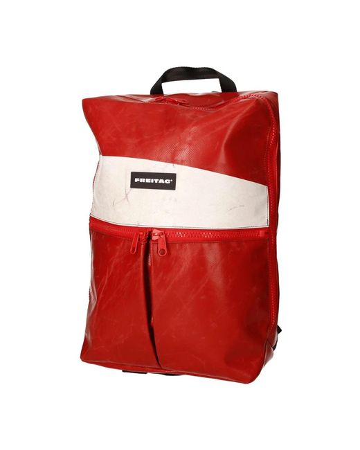 Freitag Red Backpacks