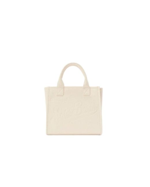Mc2 Saint Barth White Shopping Bags