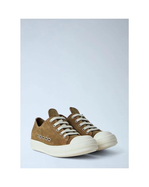 Rick Owens Brown Sneakers