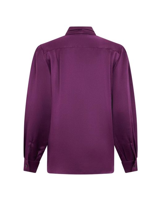 Alberta Ferretti Purple Shirts