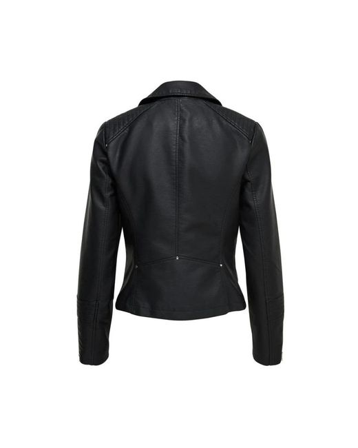 ONLY Black Leather Jackets